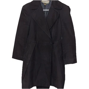 Stella McCartney Black Trench Jacket Woman’s Size Small - Picture 1 of 7