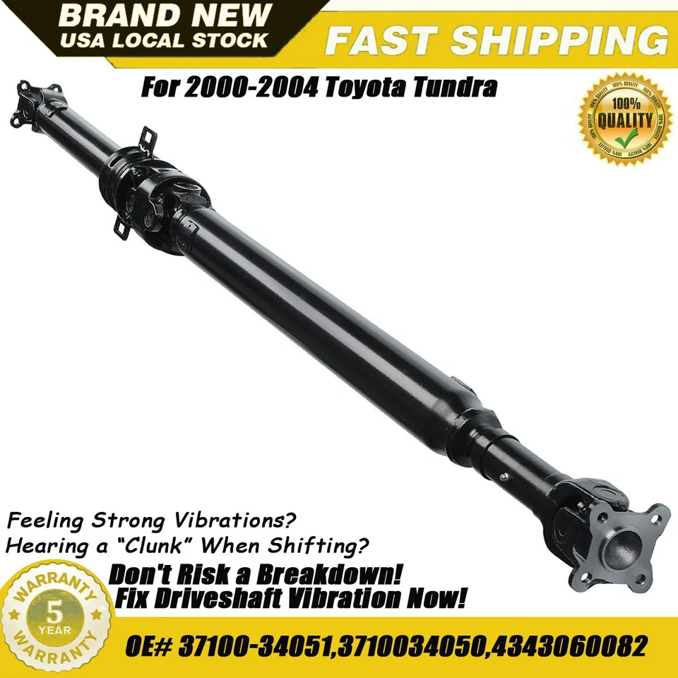 Rear Drive Shaft Assembly Driveshaft For 2000-2004 Toyota Tundra 4WD 3710034050 Foto 1 de 4
