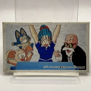 Bulma Master Roshi Dragon Ball Z Vintage Cuadrado Holo Menko Tarjeta Amada Raro Japón - Imagen 1 de 10