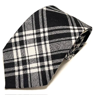 Ingles Buchan Tie NWT Menzies Sharp Dapper Plaid Pure New Wool Made In Scotland - Image 1 of 4