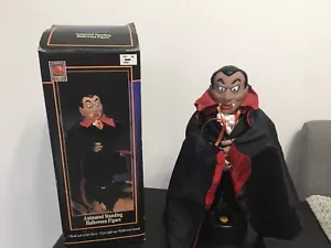 Animated Halloween Dracula Gemmy Movement & Lights Up 11" Used - Picture 1 of 7