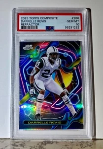 Darrelle Revis 2023 Topps Chrome Cosmic Refractor NFL #286 Football Card PSA 10 - Picture 1 of 2