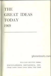 Great Ideas Today 1969 by William Benton Great Books illustrated - Picture 1 of 2