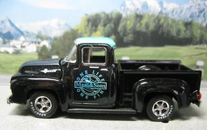 ¡Camioneta pickup Ford Maui & Sons F-100 1956 negra personalizada! coche de juguete f 100 diecast - Imagen 1 de 8