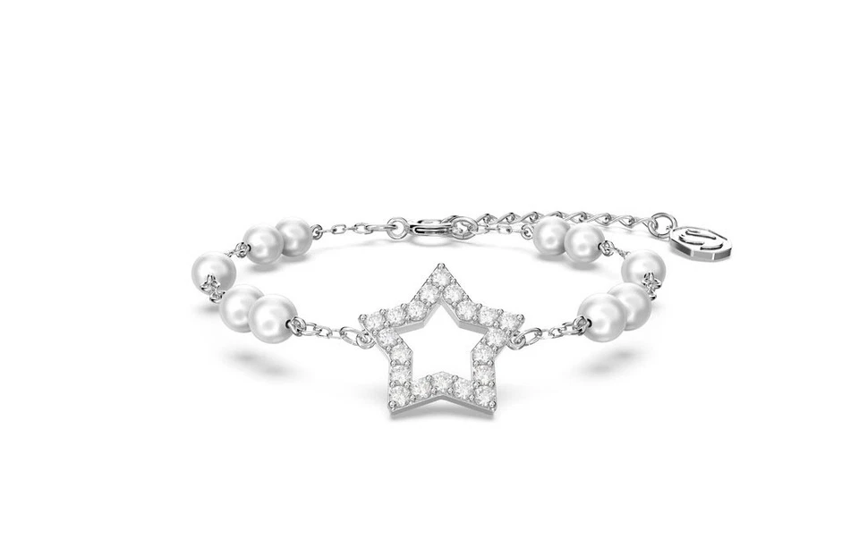 Swarovski Stella Armband Pavé, Stern, Weiß, Rhodiniert  Neu 135€ - Bild 1 von 1