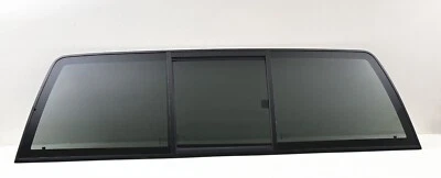 Fit GMC Sierra 1500 99-13 Sierra 2500 3500 99-14 Manual Slider Back Window Glass Foto 1 de 4
