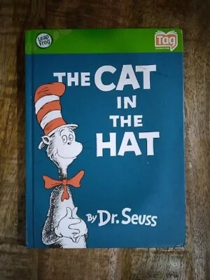 El gato en el sombrero del Dr. Seuss - Libro de etiquetas de rana salta. Muy buen estado Foto 1 de 3