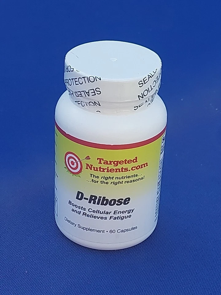 Suplemento Dietético D-Ribosa Energía Celular y Alivia Fatiga Potenciador 08/23 Foto 1 de 3