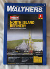 Zestaw budowlany w skali N firmy Walthers North Island Rafineria oleju w doskonałym stanie.