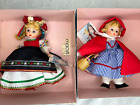 Two Madame Alexander dolls POLAND #580 & RED RIDING HOOD #482 New in Boxes