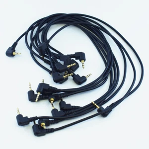 10pcs Right Angle 30cm 2.5mm Stere Male To 2.5mm Male Aux Audio Adapter Cable - Picture 1 of 5