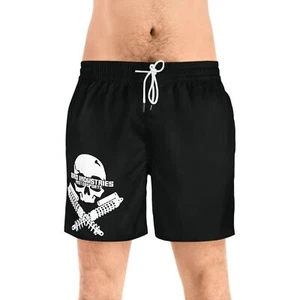 Pantalones cortos de natación Bro Industries de longitud media para hombre (AOP) - Imagen 1 de 5