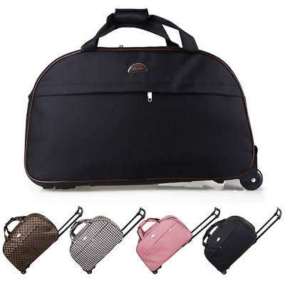 Duffle Bag 24  Rolling Wheeled Trolley Bag Tote Carry On Luggage Travel Suitcase • 21.99$