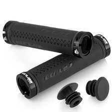 Bicycle Handlebar Grips Leather Fibre Grips Bike Handlebar Screw Handles Grips GUB