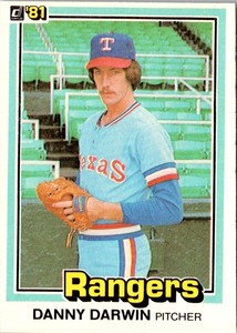 1981 Donruss Danny Darwin #147 Texas Rangers