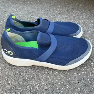 Oofos Oomg Eezee Blue Comfort Recovery Low Slip On Shoes Sneakers | Women’s 10 - Picture 1 of 5