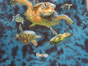 Neu mit Etikett Florida Meeresschildkröte T-Shirt Erwachsene Small blau Ozean Marine Urlaub Strand - Bild 1 von 8