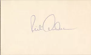 Rick Anderson Signed Index Card Seattle Mariners JSA Dec'd 1989 - Picture 1 of 3