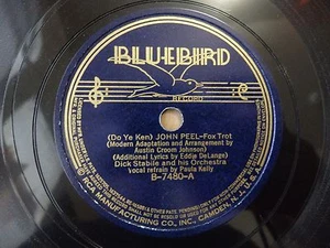 1938 Dick Stabile John Peel / You call it Madness Bluebird 7480 - Foto 1 di 2