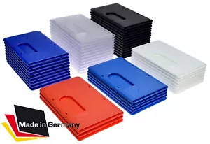 EC Kartenhülle EXTRA STABIL viele Farben Kreditkartenhülle Scheckkartenbox Perso - Bild 1 von 19