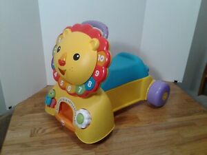 Lion Interactive Toy Kids Toddler Infant 3-in-1 Sit Stride Ride Interactive Lion