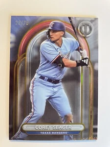 COREY SEAGER /75 2024 Topps Tribute Gold #21 - Picture 1 of 7