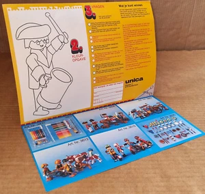 Brochure de tirage au sort vintage années 70 système couleur cliquée vieux stock - Photo 1/8