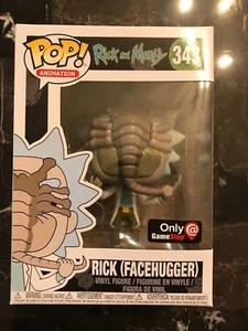 Funko POP Rick and Morty Rick Facehugger Vinyl Figur Gamestop Exclusive - Bild 1 von 1