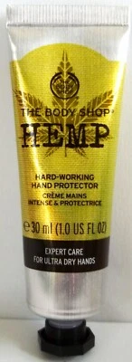 Crema protectora de manos de trabajo duro The Body Shop HEMP, 1,0 fl. oz/30 ml, NUEVO Foto 1 de 2