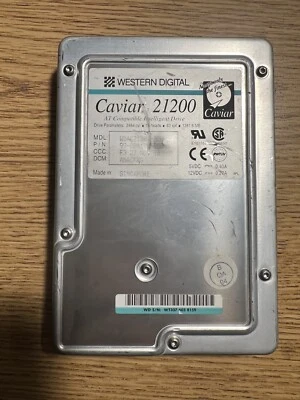TESTED Western Digital Caviar 21200 WDAC 1281.9MB 3.5" HDD Hard Drive - Image 1 of 4