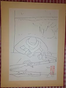 Vietnam Befreiungskrieg Kunst - WRITING A LETTER HOME - NLF - Viet Cong - 42 - Bild 1 von 7