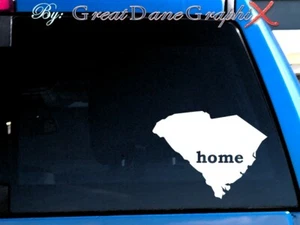 South Carolina Zuhause, Herz, Ureinwohner, Wurzeln, stolz, Staat - Vinyl Aufkleber Sticker  - Bild 1 von 9