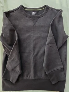 Athletic Works Sweatshirt Boys Crewneck Long Sleeve, Black,Size Large (10-12) T6 - Picture 1 of 3