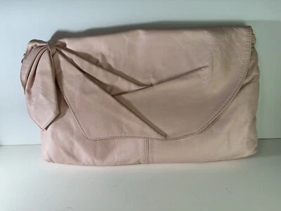 Винтажный розовый кожаный ретро BERMANS застежки Дамская сумка сумочка 1980-х стиль - Изображение 1 из 4