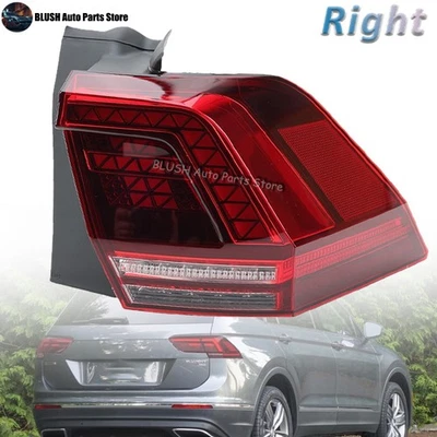 Right LED Outer Tail Light For Volkswagen VW Tiguan 2017-2021 Rear Brake Lamp - Image 1 of 4