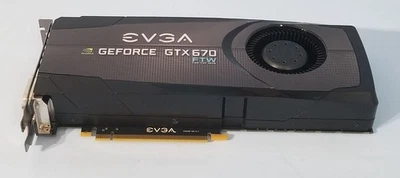 EVGA Nvidia Geforce GTX 670 FTW Video Card 02G-P4-2678-KR - Image 1 of 4