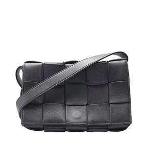 Bottega Veneta Black Cassette Medium Crossbody Bag A01234 123836548 - Picture 1 of 3