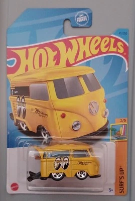 Hot Wheels Kool Kombi VW Bus Mooneyes Yellow - Image 1 of 4