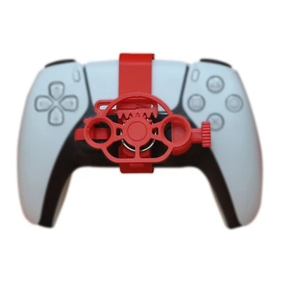 Compact Mini Racing Game Steering Wheel for PS5 PC with Realistic Driving Feel - Image 1 of 3