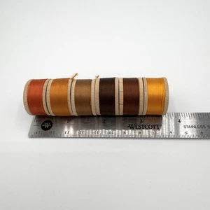 Lot of 6 Silk Thread Size D BELDING CORTICELLI Needlepoint Fly Fishing Couture - Picture 1 of 4