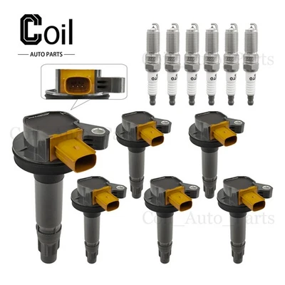 Juego de 6 bobinas de encendido para Transit-350 Transit-250 Transit-150 Ford 3,5 L Foto 1 de 4