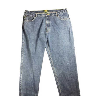 Cabelas Mens Jeans W46 L30 Blue Denim Outdoor Classic Fit Casual Pants Jeans - Image 1 of 4