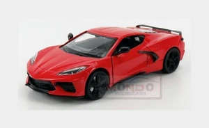 1:24 MOTORMAX Chevrolet Corvette C8 Coupe 2020 Red MTM79360R - Foto 1 di 2