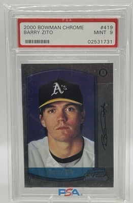 2000 Bowman Chrome PSA 9 Barry Zito RC — 第 1/2 张图片