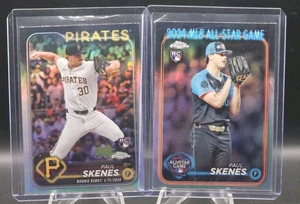 2024 Topps Chrome Paul Skenes Refractor Rookie Cards (2) ASG & Rookie Debut - Bild 1 von 4