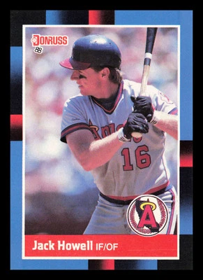 Jack Howell #333 1988 Donruss California Angels Baseball - Image 1 of 2