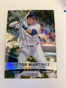 2015 Panini Prizm Victor Martinez Camo Prizm 8/199 Detroit Tigers - Picture 1 of 2