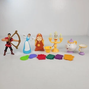 McDonalds Happy Meal -  Beauty and The Beast  Lumiere & Mrs. Potts Toys - Picture 1 of 5