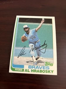 1982 Topps #393 Al Hrabosky Atlanta Braves NM-MINT - Picture 1 of 1