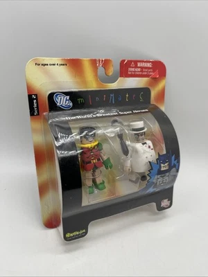 Minimates DC Superman El Pingüino y Robin Figuras Serie 2 Nuevo 2006 Juguete Foto 1 de 4